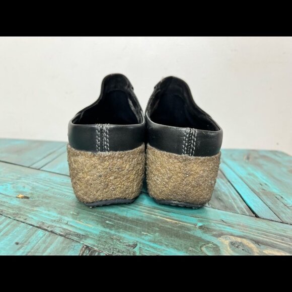 Timberland Black Leather Mules Clogs Size 9.5 - Picture 7 of 12